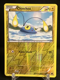 Chinchou 35/116 Plasma Freeze | Reverse Holo Pokemon Trading Card TCG - Image 1