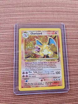 Charizard 4/130 Holo Base Set 2 Pokemon TCG LP Lightly Played English - Image 1
