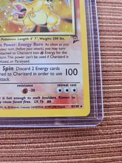 Charizard 4/130 Holo Base Set 2 Pokemon TCG LP Lightly Played English - Image 4