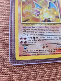 Charizard 4/130 Holo Base Set 2 Pokemon TCG LP Lightly Played English - Image 5