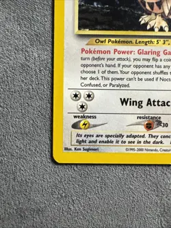 NOCTOWL POKEMON CARD 42/111 NEO GENESIS NON HOLO - Image 5