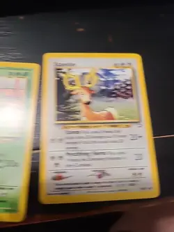 3 Pokemon Vintage Stantler Sunflora Mareep Cards Neo Genesis - Image 2