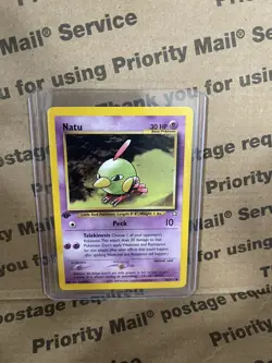 Pokemon Natu Neo Genesis 67/111 NM (1st Ed.) Non-Holo Common Card - Image 1