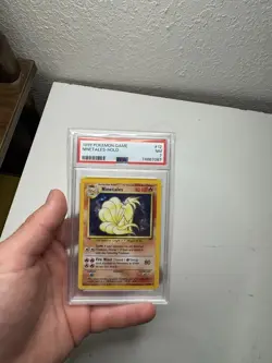 Pokemon TCG Ninetales Base Set 1999 12/102 PSA 7 NM - Image 1