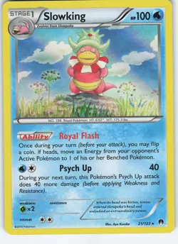 Slowking 21/122 XY - BREAKpoint Holo Rare Holo NM Pokemon TCG - Image 1