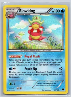 Slowking 21/122 Holo Rare Pokemon XY: BREAKpoint Lightly played - Image 1