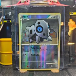 Aron Undaunted Reverse Holo Pokemon TCG 42/90 HeartGold & SoulSilver Common - Image 1