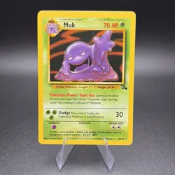 Pokemon Muk 28/62 Fossil Regular - NM - Image 1