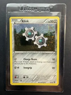 2011 Pokemon McDonald's Collection Promo 10 Klink Holo - Image 3