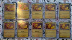 Lot Of 10 Pikachu Pokemon Day 30th Anniversary Promos With 10 Anniversary Coins - Image 1
