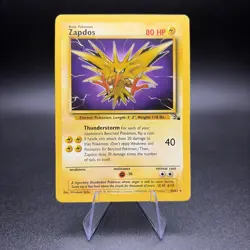 Pokemon Zapdos 30/62 Fossil Regular - LP - Image 1