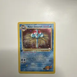 Misty’s Tentacruel Holo Pokemon Gym Challenge 1st Edition - LP - Image 1