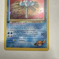 Misty’s Tentacruel Holo Pokemon Gym Challenge 1st Edition - LP - Image 2