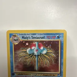 Misty’s Tentacruel Holo Pokemon Gym Challenge 1st Edition - LP - Image 3