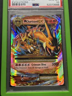 M Charizard EX 13/108 2016 Pokemon XY Evolutions English Pokemon PSA 10 GEM MINT - Image 3