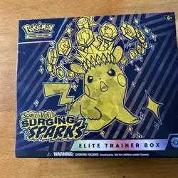 Pokemon TCG Scarlet & Violet Surging Sparks Elite Trainer Box *Factory Sealed* - Image 1