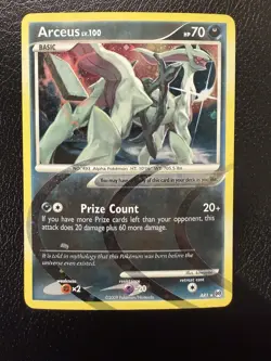 Arceus LV. 100 AR1 - Platinum Arceus - Holo Rare - Pokemon TCG - MP - Image 1