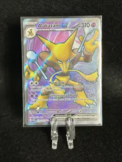 Alakazam ex - 188/165 - 151 English Full Art - Pokemon TCG NM - Image 1