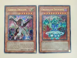 YUGIOH JUMP-EN034 GENESIS DRAGON & JUMP-EN035 ORICHALCOS SHUNOROS LP - Image 1