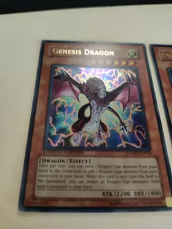 YUGIOH JUMP-EN034 GENESIS DRAGON & JUMP-EN035 ORICHALCOS SHUNOROS LP - Image 2