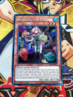 Witchcrafter Pittore inch-en015 1st Edition (NM+) Secret Rare Yu-Gi-Oh! - Image 1