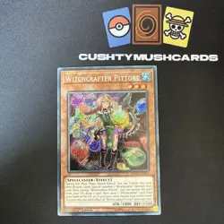 YUGIOH WITCHCRAFTER PITTORE SECRET RARE INCH-EN015 1ST EDITION - Image 1