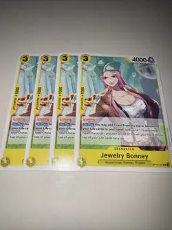 OP10-107 Jewelry Bonney X4 Playset English One Piece TCG Card CCG - Image 4