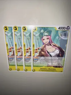 OP10-107 Jewelry Bonney X4 Playset English One Piece TCG Card CCG - Image 5