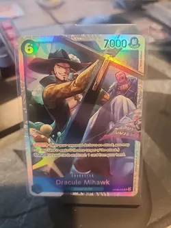 One Piece Emperors in the New World #OP09-048 Dracule Mihawk (Parallel) - Image 1