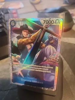 One Piece Emperors in the New World #OP09-048 Dracule Mihawk (Parallel) - Image 2