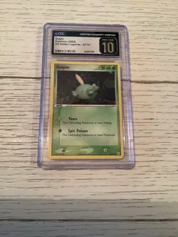 Gulpin - CGC 10 Pristine 10 - 2004 Pokemon EX Hidden Legends 62/101 card - Image 1