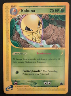 Kakuna 70/144 Skyridge Pokemon card WOTC e-Reader 2003 non holo common - Image 1
