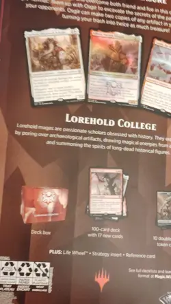 Magic: The Gathering Commander 2021 Lorehold Deck Osgir Sealed - Image 2