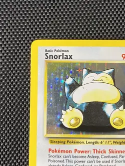 Pokemon TCG Jungle Set Rare Holo Snorlax 11/64 LP/NM - Image 2
