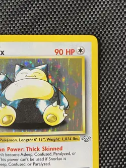 Pokemon TCG Jungle Set Rare Holo Snorlax 11/64 LP/NM - Image 3