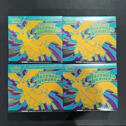 Pokemon TCG - Ascended Heroes ETB Elite Trainer Box LOT OF FOUR— NEW & SEALED - Image 1