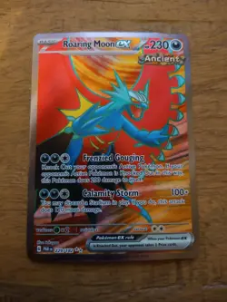 Roaring Moon ex 229/182 SIR Alt Art - Paradox Rift - Pokemon TGC- NM/M - Image 2