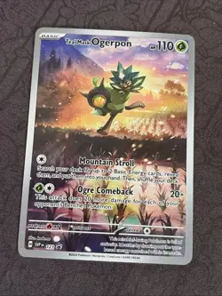 Pokemon TCG - Teal Mask Ogerpon - SVPEN123 - Black Star Promo - (Near Mint) - Image 1