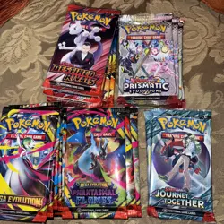 Pokemon TCG Mixed Loose Booster Packs New & Factory Sealed (Lot Of 19) - Image 1
