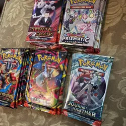 Pokemon TCG Mixed Loose Booster Packs New & Factory Sealed (Lot Of 19) - Image 2