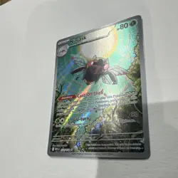 Pokemon Ninjask 137/132 ME01 Mega Evolution Full Art Holo Rare 80 HP 90 Attack - Image 2