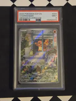2023 POKEMON SVP EN-SV BLACK STAR PROMO #044 CHARMANDER PSA 9 - Image 1