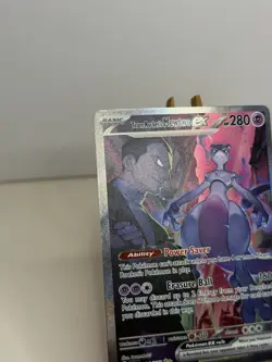 Pokemon Team Rockets Mewtwo EX 231/182 Full Art Destined Rivals English - Image 3