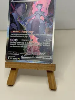 Pokemon Team Rockets Mewtwo EX 231/182 Full Art Destined Rivals English - Image 5