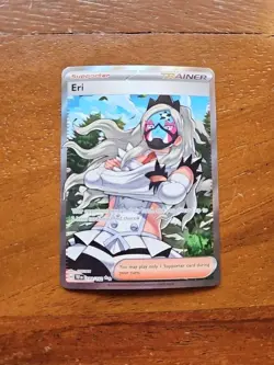 Eri Holo Full Art Ultra Rare Supporter 199/162 Pokemon TCG Temporal Forces - Image 1
