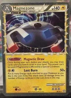Magnezone Prime Triumphant Ultra Rare Pokemon TCG HeartGold SoulSilver 96/102 - Image 1