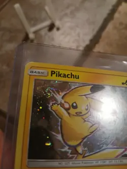 2017 Pokemon TCG Pikachu Cosmos Holo Black Star Promo SM98 (LP) Swirl!! - Image 3