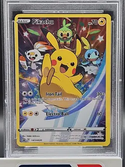 POKEMON XY BLACK STAR PROMO PIKACHU #SWSH020 PSA 8 NEAR MINT - Image 2