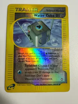 Water Cube 01 | Aquapolis [140/147] | Uncommon Reverse Holo | EN | Pokemon TCG - Image 1