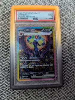 2025 Pokemon Korean Sv8a-Terastal Fest EX Umbreon EX Special Art Rare PSA 9 - Image 1